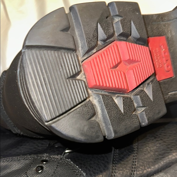 Polo by Ralph Lauren Black Leather Ankle Boots - Picture 9 of 11